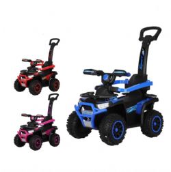 POUSSE-POUSSE VTT - AVEC POIGNÉE EN PLASTIQUE ASST